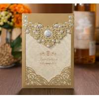 luxury wedding invitation card