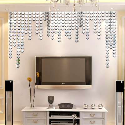 acrylic mosaic 3d wall sticker