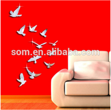 Acrylic Bird cartoon wall sticker