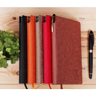 2019 pu leather diary with pen holder