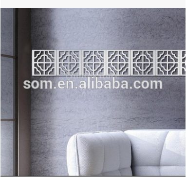 Mirror crystal wall stickers three-dimensional waistline