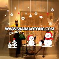 Merry Christmas Snowman Wall Sticker Wall Decal for Home Decor